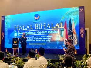 NasDem Maluku Perkuat Barisan, Sekjen Soroti Ancaman Politik Digital di Momentum Halal Bihalal