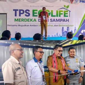 Wali Kota Ambon Resmikan TPS Ecolife, Perkuat Gerakan Pengelolaan Sampah Berbasis Masyarakat