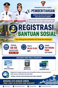 Pemkot Ambon Wajibkan ASN Ikut Registrasi Digital Bansos