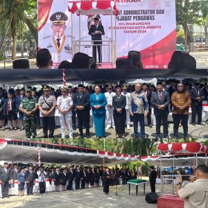 Wali Kota Ambon Lantik 224 Pejabat, Perkuat Birokrasi Berbasis Merit System