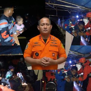 Operasi Tim SAR Gabungan Berhasil Evakuasi 41 Penumpang Speed Boat di Aru